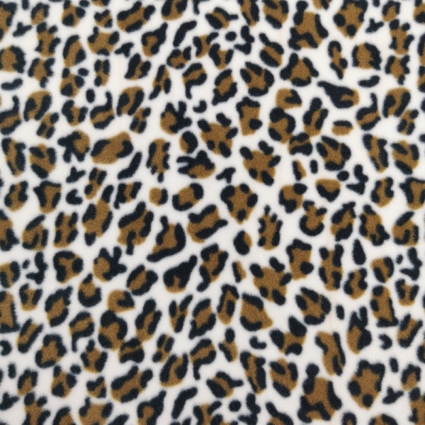 Antipill Fleece - Snow Leopard